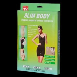 Shapewear Bodysuit for Women – Seamless Tummy Control Mid-Thigh Body Shaper (Skin Color)