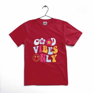 Good Vibes Only Printed Kids T-Shirt