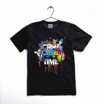 Game Time Printed Kids T Shirt Stylish Casual Comfortable Daily Wear For Boys And Girls