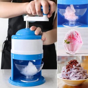 Manual Ice Crushing Shaver Maker Machine Gola Ganda Household Ice Crusher For Refreshing Summer Treats