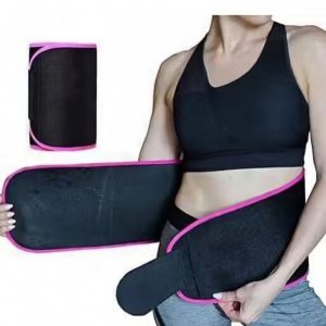 Waist Trimmer Belt for Men & Women | Sweat Belt for Workout & Gym | Adjustable Tummy Support Belt | Free Size | Pack of 1