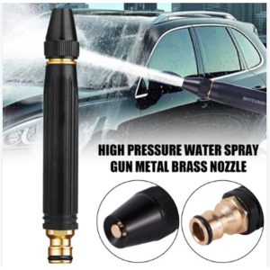 High-Pressure Plastic Hose Nozzle Spray Gun - Heavy Duty Water Stop Switch Jet Nozzle