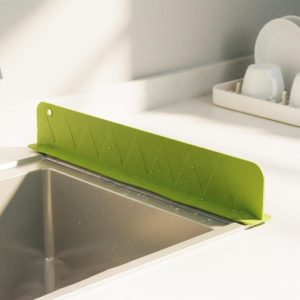 Silicone Sink Splash Guard for Kitchen – Adjustable Water Barrier