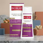 Bioblas Collagen + Keratin Hair Loss Herbal Shampoo – Anti-Hair Fall & Volumizing Formula (360ml)