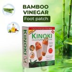 Kinoki Premium Natural Foot Detox Patches – Bamboo Vinegar Cleansing Foot Pads (Pack of 10)
