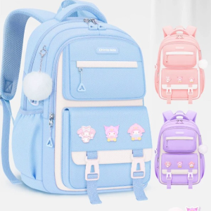 Premium School Bag | Waterproof Backpack | 43cm x 30cm | Spacious & Durable | For Students up to Grade 5