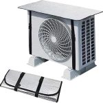 AC Outdoor Unit Sunshade Cover – Silver Foil Reflective Heat Shield & Dust Protector for Air Conditioner External Units | With Clip