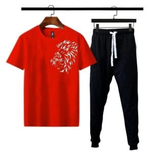 Premium Micro Men’s Tracksuit Tiger Print – Comfortable Sportswear | Gym & Workout Suit