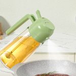 2-In-1 Oil Sprayer Bottle For Kitchen - Kitchen Accessory Designed For Cooking Oil Dispensing And Food Preparation Routine