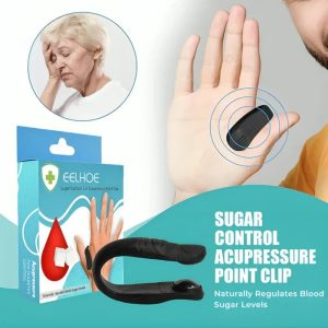 Sugar Control LI4 Acupressure Point Clip Wearable – Supporting Acupressure Relaxation, Stress Alleviation, Tension Relief and Headache Relief Hand Clip Migraine Pressure Point Clip - Original