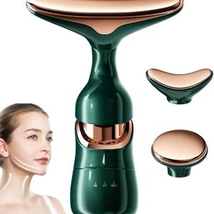 3-in-1 Face Slimming & Uplift Wand – Thermal & Vibration Beauty Massager for Face and Neck