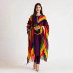 Unstitched 3-Pcs Katan Silk Suit with Multi-Color Organza Chunri Dupatta for Women – Premium Party Wear Dress Material