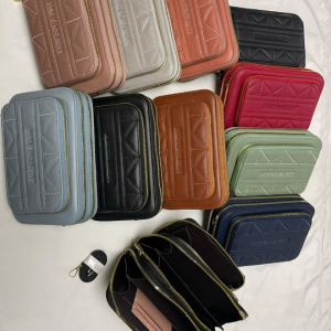 Premium Ladies Wallet with Long Strap – Multi Pocket Card Holder Purse for Mobile, Cash & Essentials